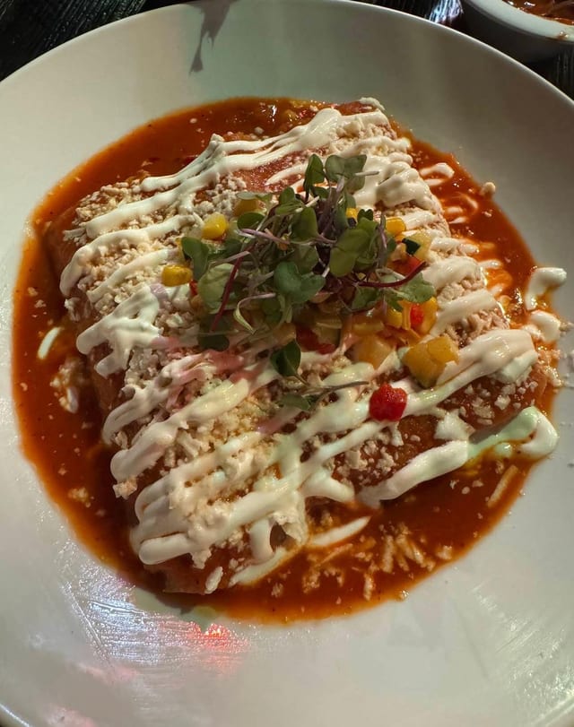 Veggie Enchiladas.