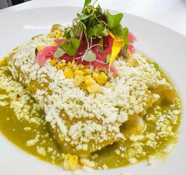 Enchiladas Poblanas.